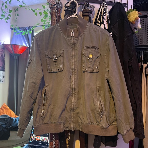 Women’s Harley Davidson bomber jacket - Picture 1 of 8